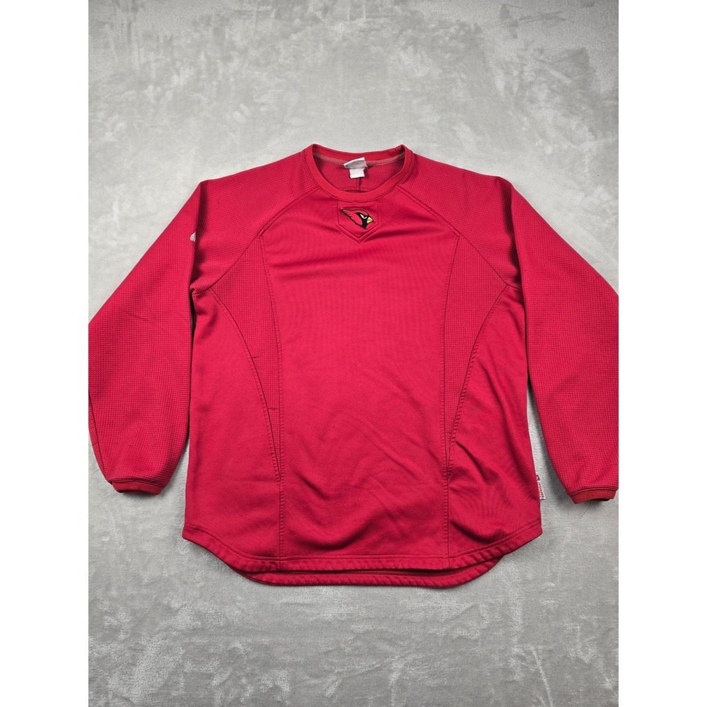 Majestic Arizona Cardinals Men XL/2XL Red Therma Base Waffle Knit Training *Read